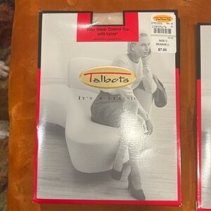 Talbots Silky Sheer Control Top with Lycra 5 pairs size C